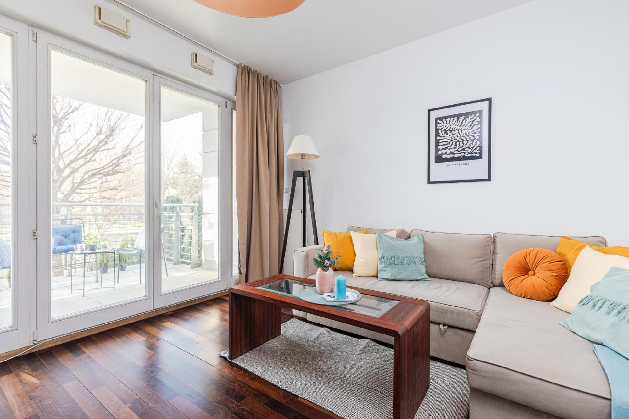 Superapart Wilanowska Apt 20 "Pet-Friendly 1Br Home With Patio Warszawa Eksteriør bilde
